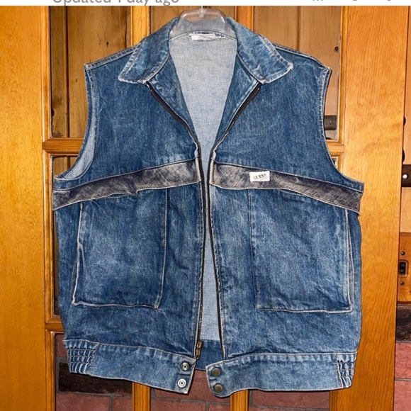 Guess by Marciano Other - Vintage 80's George's Marciano Guess Distressed Denim Vest